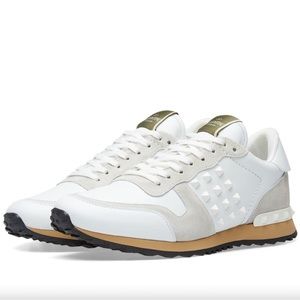 Valentino Tonal Rockrunner Sneaker White - Men’s size 12